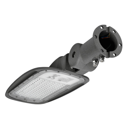 Lampa Uliczna LED Przemysłowa Oprawa Drogowa 100W 9800lm 4000K Neutralna IP65 IK08 Szara Vespa Kobi