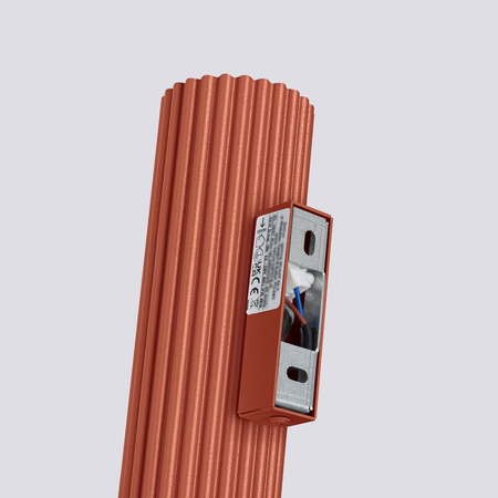 Lampa Ścienna Kinkiet Reflektor Tuba Spot 2x GU10 Ochra Czerwona Karbon Deep Space SL.1655 Sollux