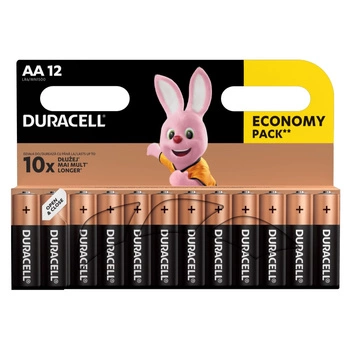 Baterie Alkaliczne Duracell Basic AA LR6 Blister 12szt