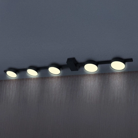 Lampa Sufitowa 4x GX53 Czarna JOY Sanico Goldlux