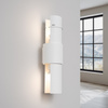 Lampa Ścienna Kinkiet 2x E27 Biała Flash Blue Sapphire SL.1674 Sollux