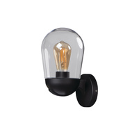 Lampa Ogrodowa Zewnętrzna Kinkiet LIEGO E27 IP44 Czarna KANLUX