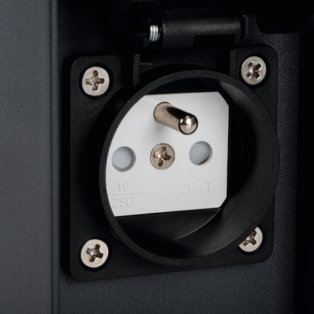 Słupek Lampa Ogrodowa Zewnętrzna z Gniazdkiem Stojąca G9 IP44 Antracyt DASTEN KANLUX