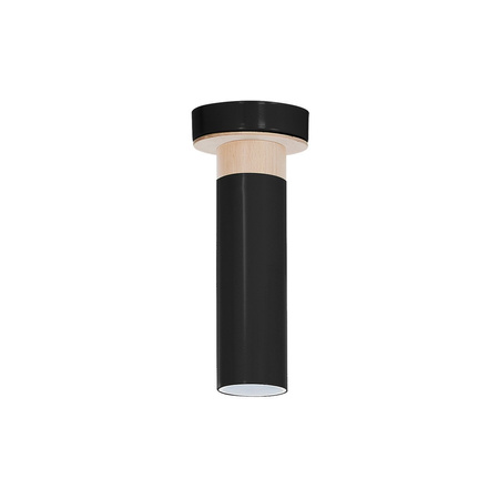 Lampa Sufitowa Pedro Czarna 1xGU10 Milagro