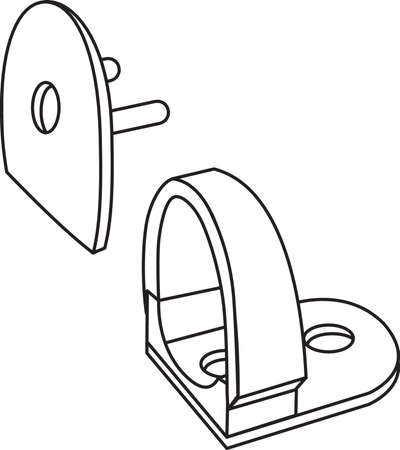 Uchwyt Montażowy do Profili Aluminiowych HANDLE Kanlux 2szt.