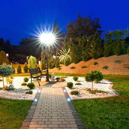 Oprawa Najazdowa Dogruntowa Kwadratowa GU10 IP65 Chrom Entrada Kobi