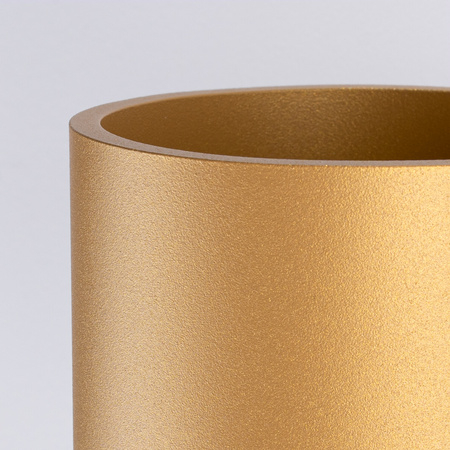 Lampa Ścienna Oprawa Natynkowa SPOT TUBA G9 Cylindryczna Złota Minimalistyczna Orbis Sollux