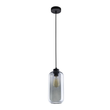 Lampa Sufitowa Wisząca MARCO GRAPHITE Zwis Szkło+Metal Grafitowa Loftowa E27 2077 TK Lighting