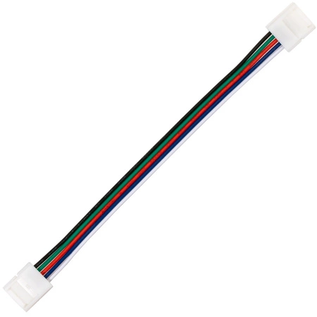 Złączka do taśmy LED 5PIN RGB+W 2-stronna z przewodem 10mm