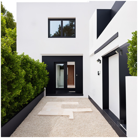 Lampa Ogrodowa Kinkiet Elewacyjny Zewnętrzny GU10 IP44 Czarna Quazar Kobi