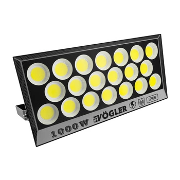 Naświetlacz LED HALOGEN 1000W COB ZEWNĘTRZNY SLIM OCZKO REFLEKTOR LAMPA 