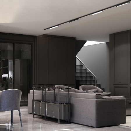 Lampa Oprawa Szynowa 1-fazowa OTIS Czarna 21W LED Milagro