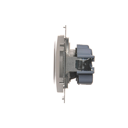 Gniazdko Pojedyncze Wtyczkowe do Ramek z Uziemieniem Bolcem Białe DGZ1CZ.01/11 KONTAKT SIMON