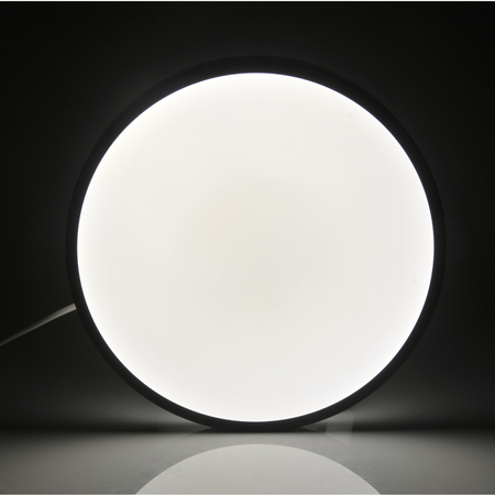 PLAFON LED lampa oprawa sufitowa czarny 30cm 15W 4000K KERN GOLDLUX (Polux)