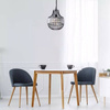 Lampa Wisząca Oprawa E27 Metal i kryształki D:30x36cm VT-7334 V-TAC
