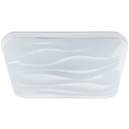 Plafon LED sufitowy łazienkowy 72W 3000-6500K Biały Kwadratowy Diament 43cm + Pilot