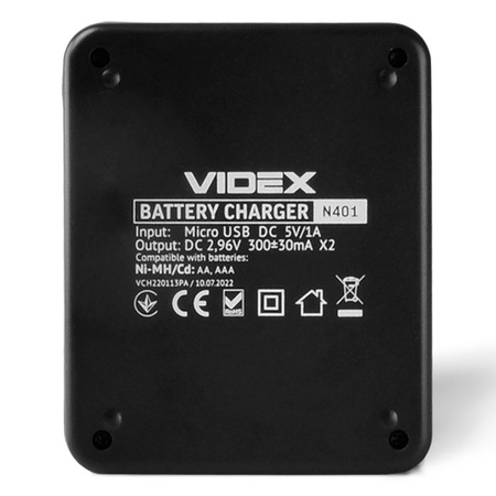 Ładowarka do Akumulatorków Baterii 4x AA 4x AAA R6 R3 Powerbank Videx