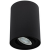 Oprawa Natynkowa Halogenowa Spot Tuba Ruchoma GU10 Okrągła Czarna 115mm 