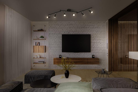 Lampa Sufitowa Ścienna LED Spot Reflektor 6-Punktowy Regulowany 20.4W GU10 Czarny LEDVANCE