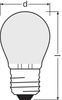 Żarówka LED Kulka E27 P45 1.2W = 25W 255lm 4000K Neutralna 330° Ledvance