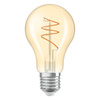 Żarówka LED Dekoracyjna A60 E27 4.9W = 40W 470lm 2700K Ciepła CRI90 300° Filament Ściemnialna Vintage 1906 Osram