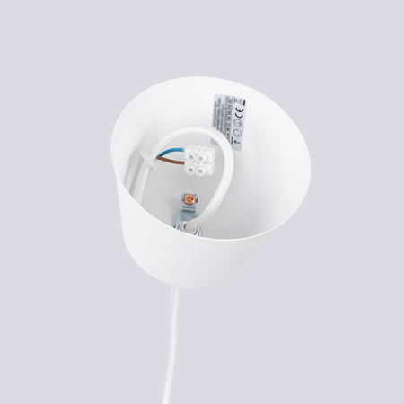 Lampa Wisząca Sufitowa E27 Biała BILO Crimson SL.1702 Sollux