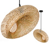 Lampa Wisząca Dekoracyjna Zwis Bambusowa E27 Boho Bemidi Kobi