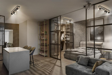 Lampa Sufitowa Ścienna LED Reflektor 4-Punktowy Dekoracyjny Ozdobny 58.5W Czarny LEDVANCE