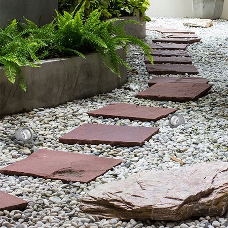 Lampa Solarna LED Ogrodowa Kamień SOLARNY 6500K Czujnik Zmierzchu Zewnętrzny