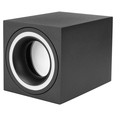 Oprawa Natynkowa Halogenowa Tuba Reflektor Spot GU10 Kwadratowa Czarna Masterled