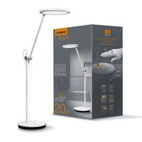 Lampka Biurkowa LED VIDEX z możliwością ściemniania 20W 4100K Biała