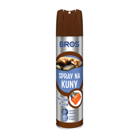 Spray na Kuny do Samochodu Odstraszacz 400ml BROS