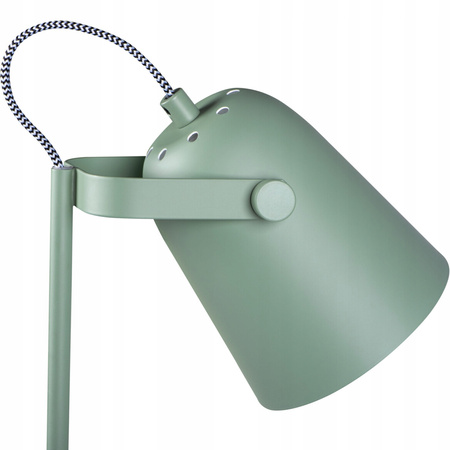 Lampka Biurkowa Stołowa Szkolna Nocna + Organizer Raibo E27 5W Zielona KANLUX