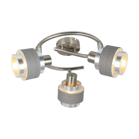 Lampa Sufitowa Punktowa Reflektor Spot 3x E14 Chrom Nowoczesny Basil 5381 Rabalux