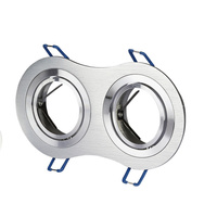 Oprawa Sufitowa Podtynkowa Oczko GU10 Okrągła Aluminium VT-783 V-TAC
