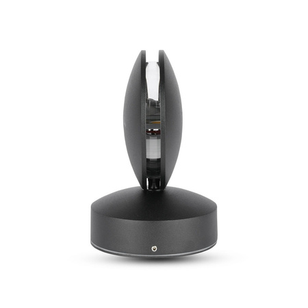 Kinkiet ścienny LED 7W 4000K IP65 Obrotowy 360° Czarny VT-707 V-TAC