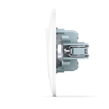 Przełącznik Włącznik Schodowy 2-biegunowy Podświetlany 10A Natynkowy Biały BINERA VIDEX