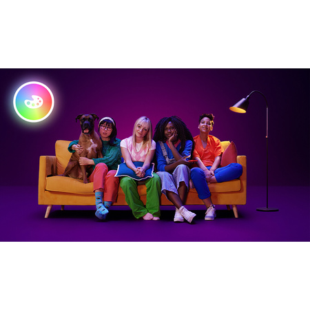 Plafon LED Lampa Sufitowa Natynkowa 22W 2600lm 2700-6500K RGB + TW 42.3cm Biała Okrągła Inteligentna SMART WiFi Bluetooth Aplikacja Superslim WiZ