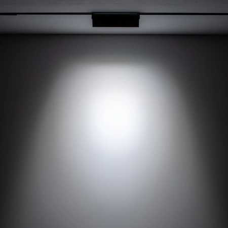 Reflektor Szynowy Lampa do Szynoprzewodów 1-fazowy LED 9W 880lm 4000K Neutralna Czarny Industrialna LVM FOCUS OUT 10646 Nowodvorski