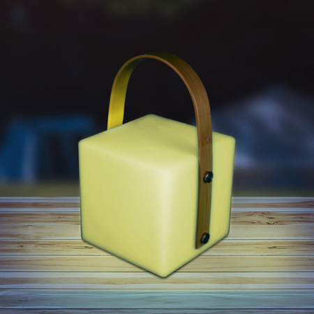 Lampa Kempingowa LED Przenośna 0.5W 3000K RGBW Biała IP44 Majorka Sanico Goldlux