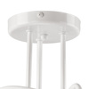 Lampa Sufitowa CAMILLA 3xE27 Biała Loftowa LM-3.79 Lamkur