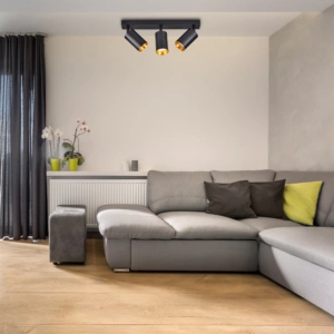 Lampa Listwa Oprawa Sufitowo-Ścienna LED 3 x GU10 MARIBEL Czarny GOLDLUX (Polux)