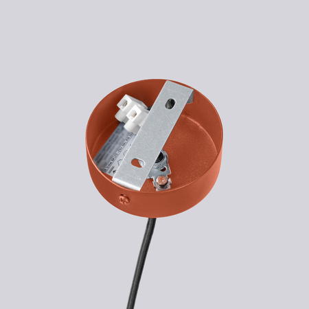 Lampa Wisząca Żyrandol 6x G9 Aluminiowa Ochra czerwona Halo French Sky SL.1833 Sollux