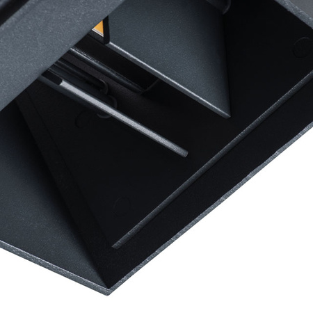 Oprawa Lampa Elewacyjna LED REKA Grafitowa GÓRA I DÓŁ 7W 360lm 840 Neutralna IP54 Kanlux