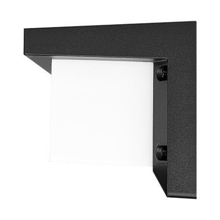 Kinkiet Ogrodowy Elewacyjny Lampa Ścienna E27 CZARNA Prostokątna