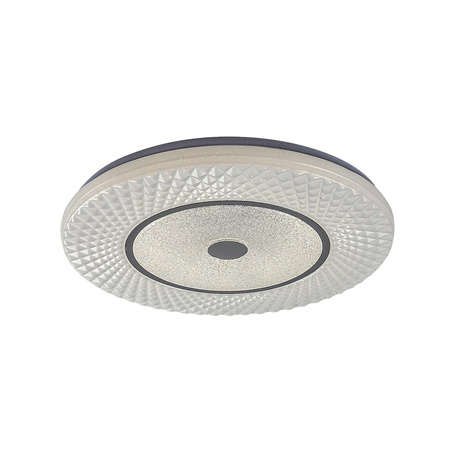 Plafon LED Lampa Sufitowa Oprawa Ścienna Natynkowa 72W CCT Ściemnialna Pilot Chrom Nowoczesny Tornado Rabalux