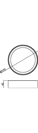 Panel LED Oprawa Natynkowa LED 16.5W 1200lm 3000K Biała Meson Philips