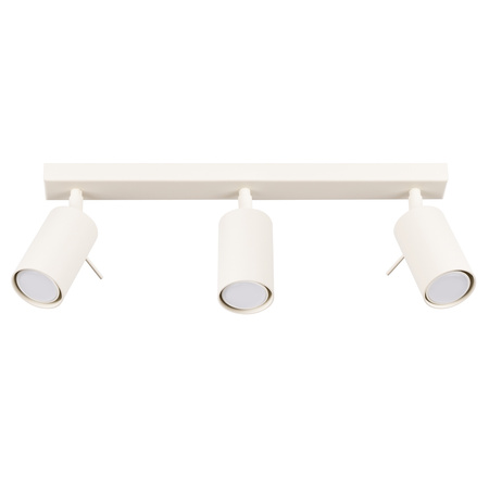 Lampa Sufitowa Reflektor Tuba Spot 3x GU10 Beżowa Ring Bittersweet Shimmer SL.1496 Sollux