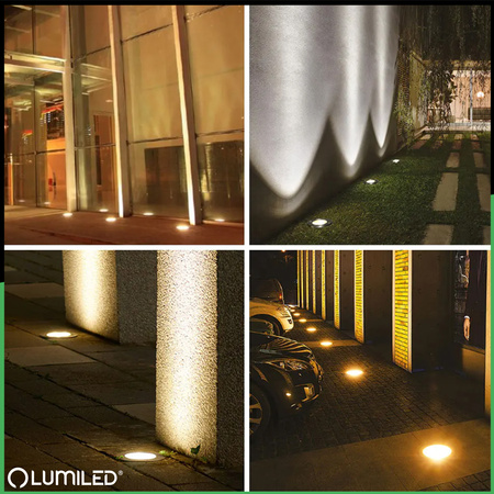 Oprawa Najazdowa Lampa Dogruntowa Wpuszczana GU10 IP65 IK09 Okrągła CATIO 2 LUMILED