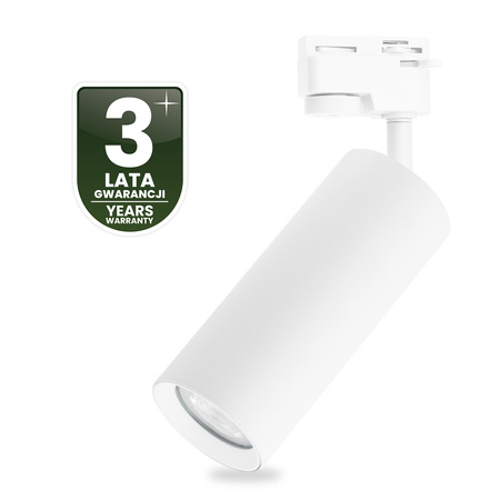 Reflektor Szynowy GU10 Biały RITI Lampa do Szynoprzewodów Jednofazowych LUMILED